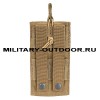 EES Single AK Open-Top Mag Pouch Molle Coyote Brown